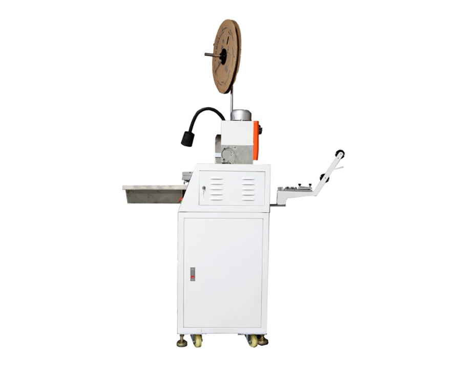 Máquina peladora y prensadora de corte de un solo terminal completamente automática